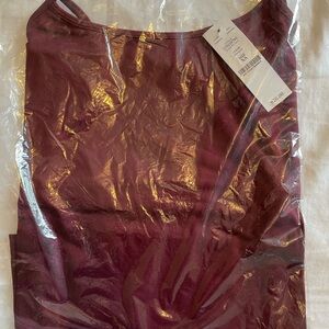 Burgundy Scoop Neck Cami